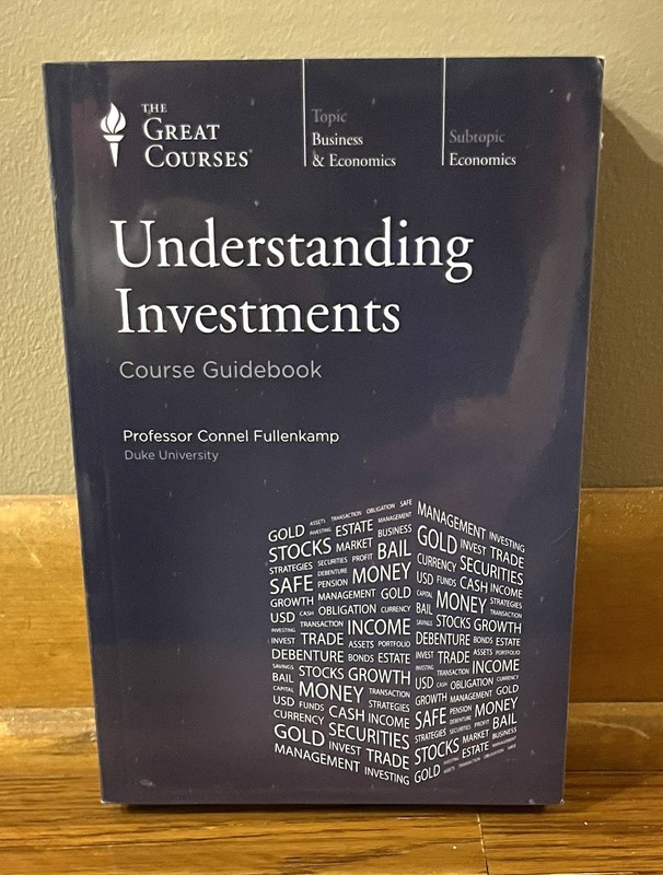 UNDERSTNDING INVESTMENTS-Fullenkamp-GREAT COURSES-4 DVD, Course Book-BRAND NEW!