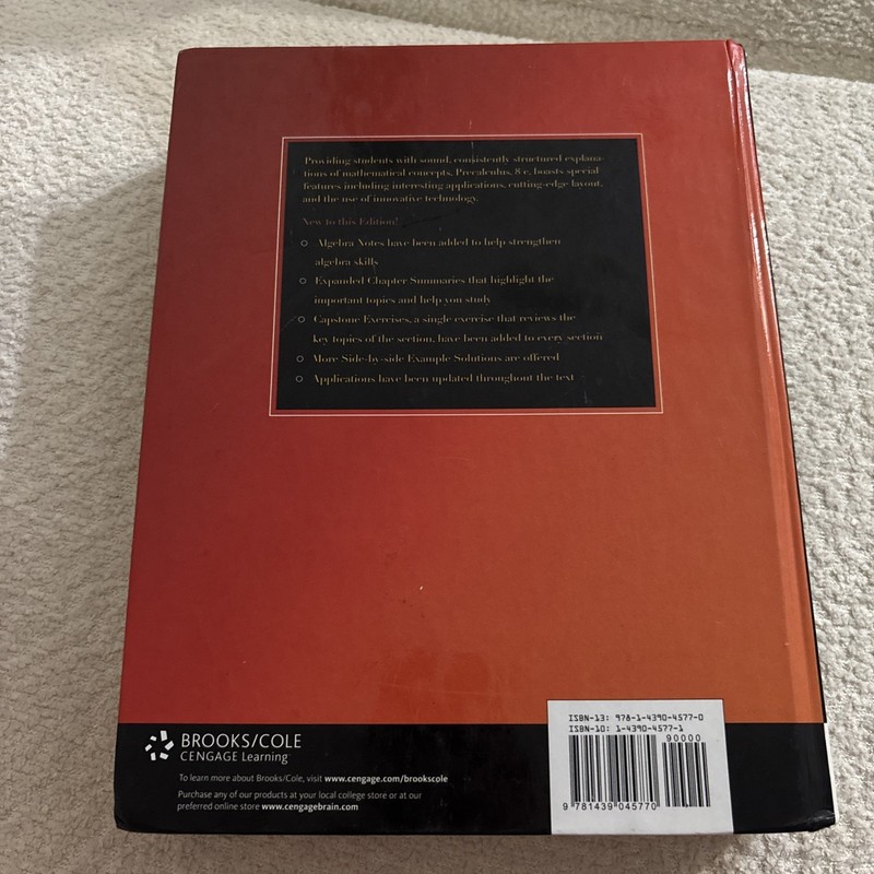 Precalculus Ser.: Precalculus by Ron Larson (2010, Hardcover) gallery